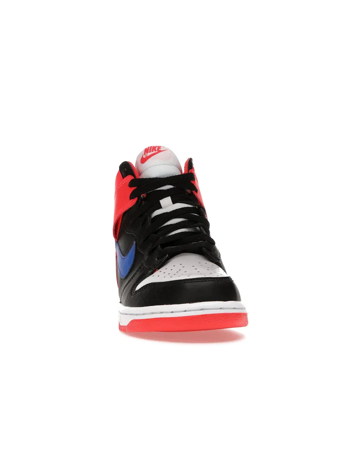 Детские кроссовки высокие с принтом Nike Dunk High Knicks Nike — изображение 2 из 4, черный/-яркий-белый