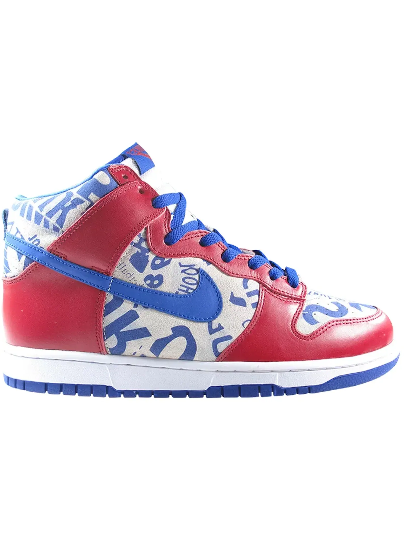Мужские кроссовки Lifestyle Nike Dunk High LTD — изображение 1 из 1, красный/белый