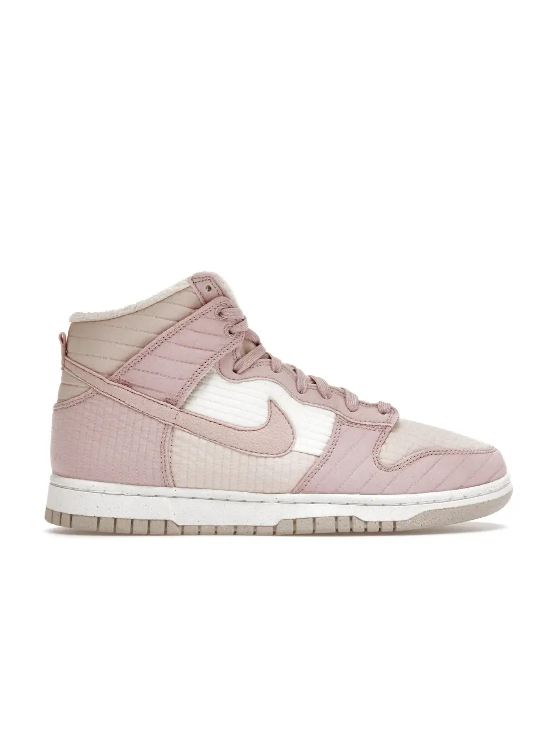 Женские кроссовки с принтом Nike Dunk High LX Next Nature Nike — изображение 1 из 4, розовый//белый