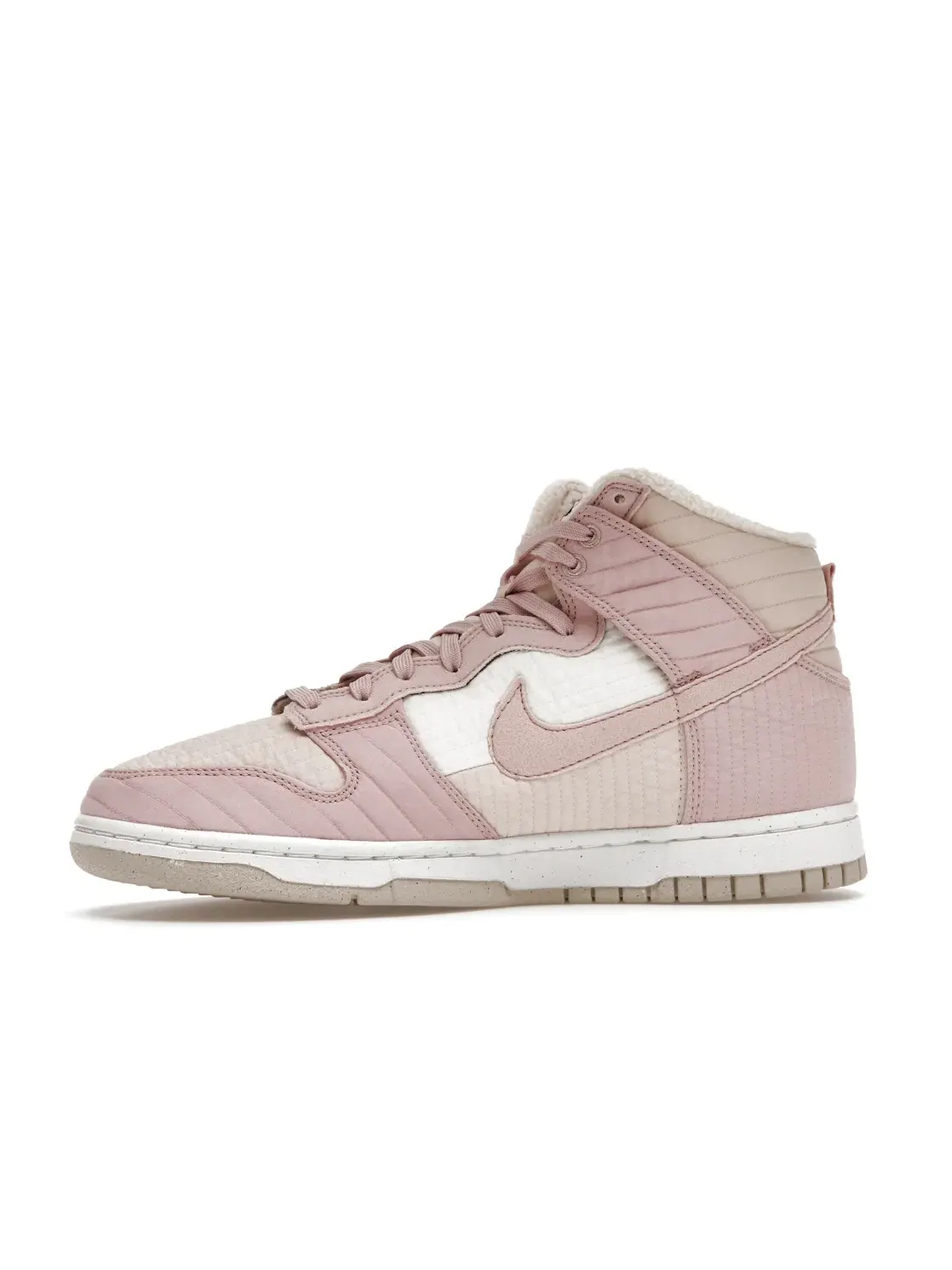 Женские кроссовки с принтом Nike Dunk High LX Next Nature Nike — изображение 3 из 4, розовый//белый