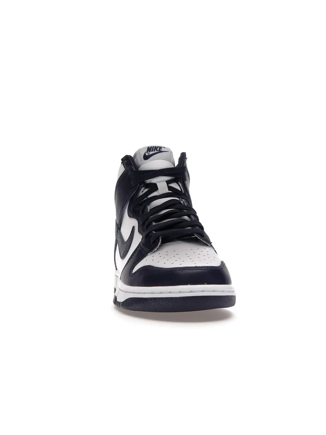 Мужские кроссовки с ретро-дизайном Nike Dunk High Nike — изображение 2 из 4, белый/темно-синий