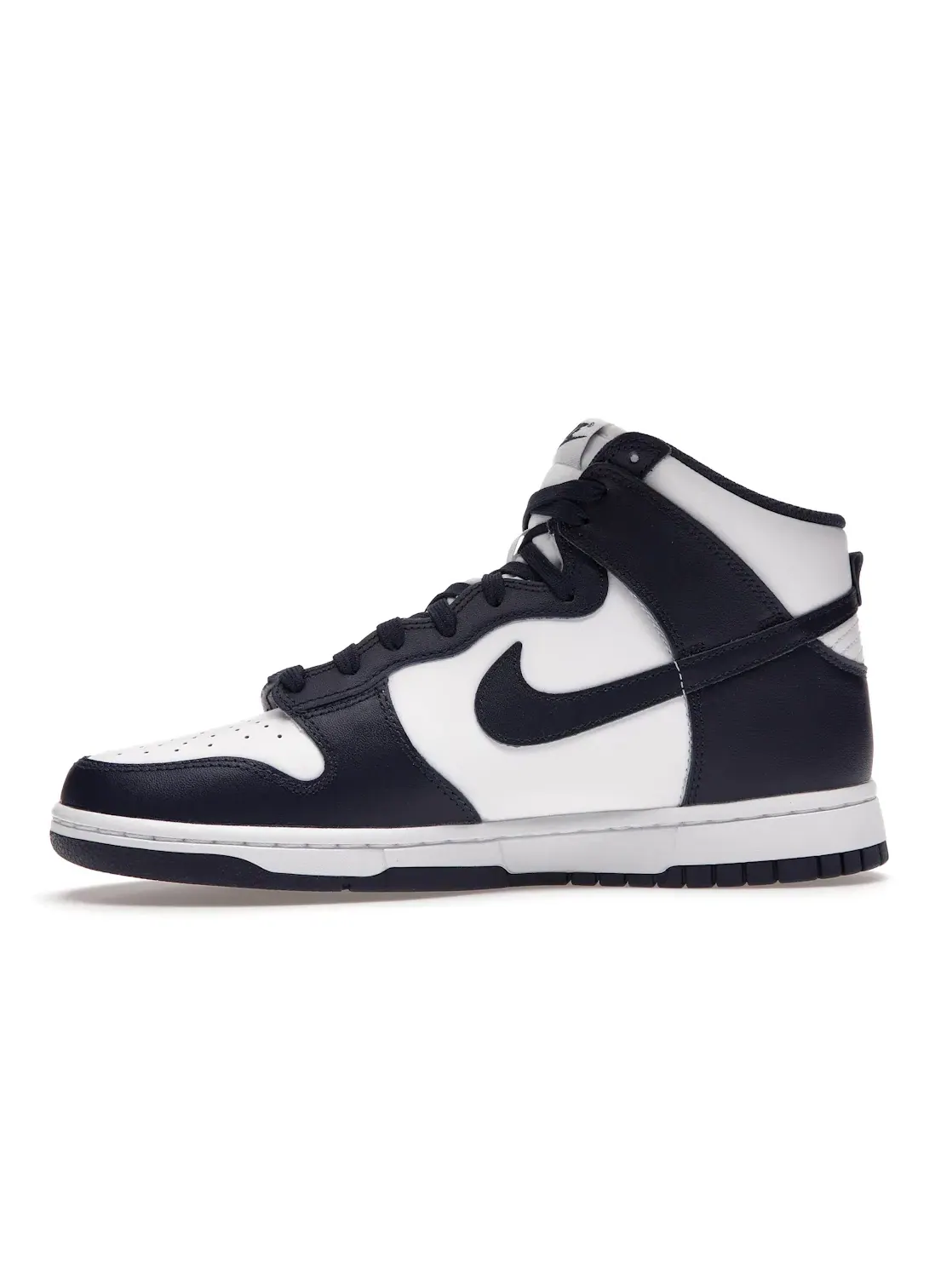 Мужские кроссовки с ретро-дизайном Nike Dunk High Nike — изображение 3 из 4, белый/темно-синий