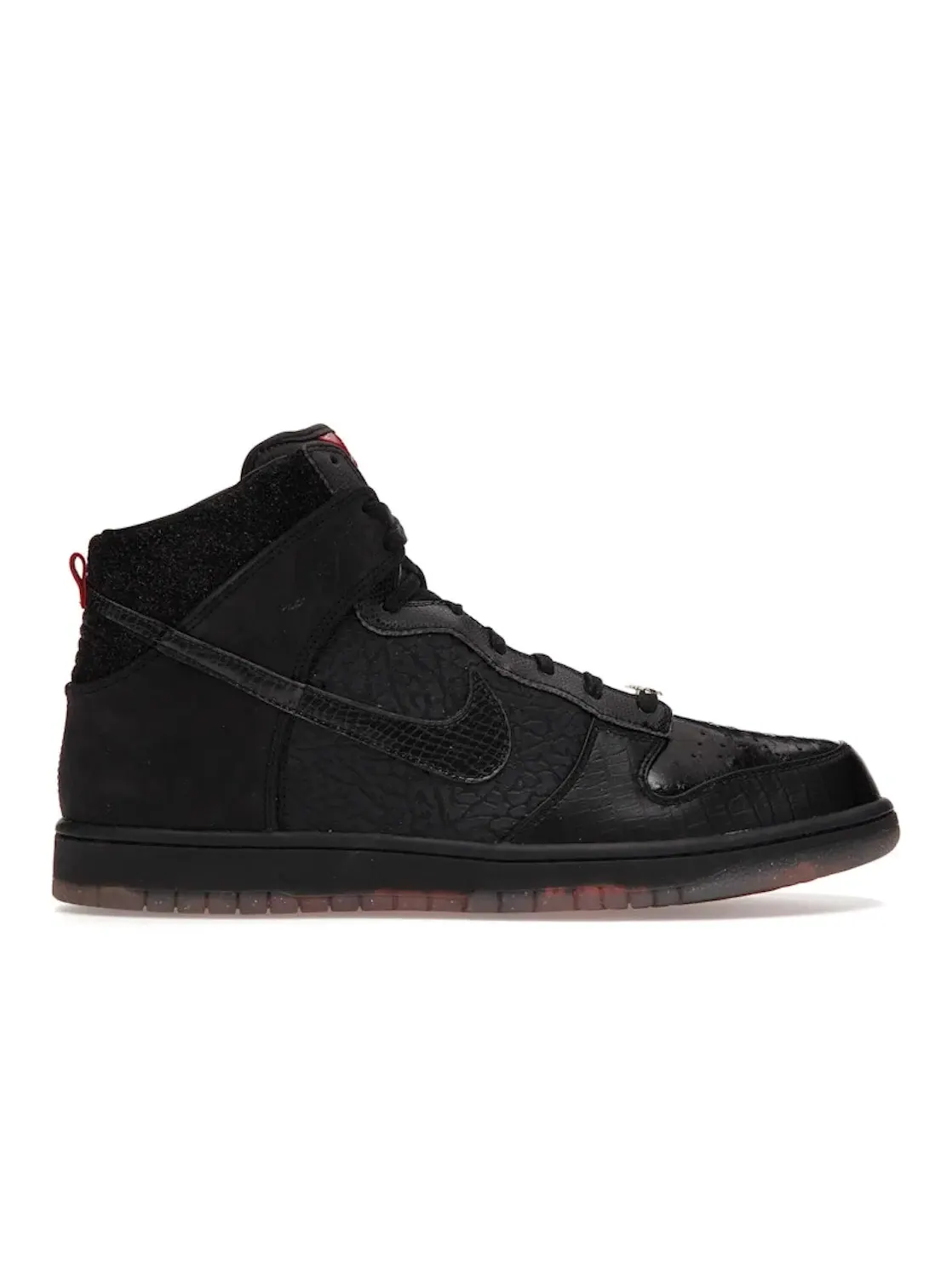 Мужские кроссовки Lifestyle Nike Dunk High — изображение 1 из 4, черный/черный-красный