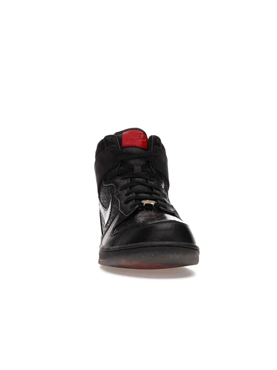 Мужские кроссовки Lifestyle Nike Dunk High — изображение 2 из 4, черный/черный-красный