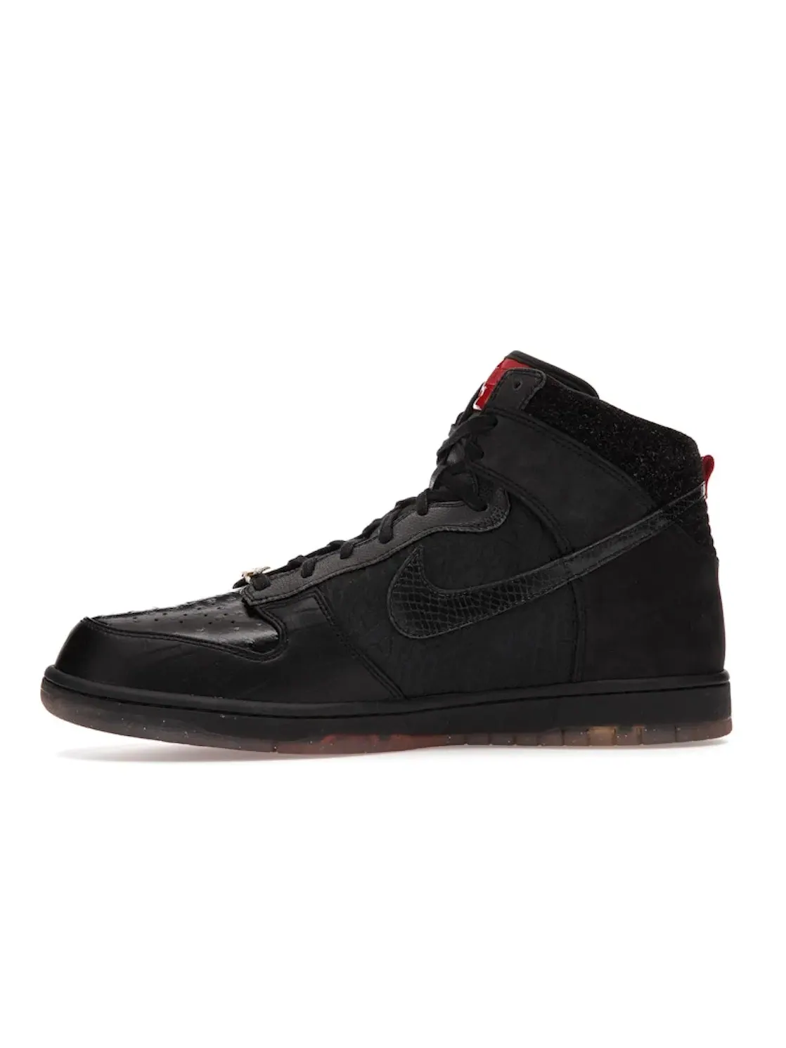 Мужские кроссовки Lifestyle Nike Dunk High — изображение 3 из 4, черный/черный-красный