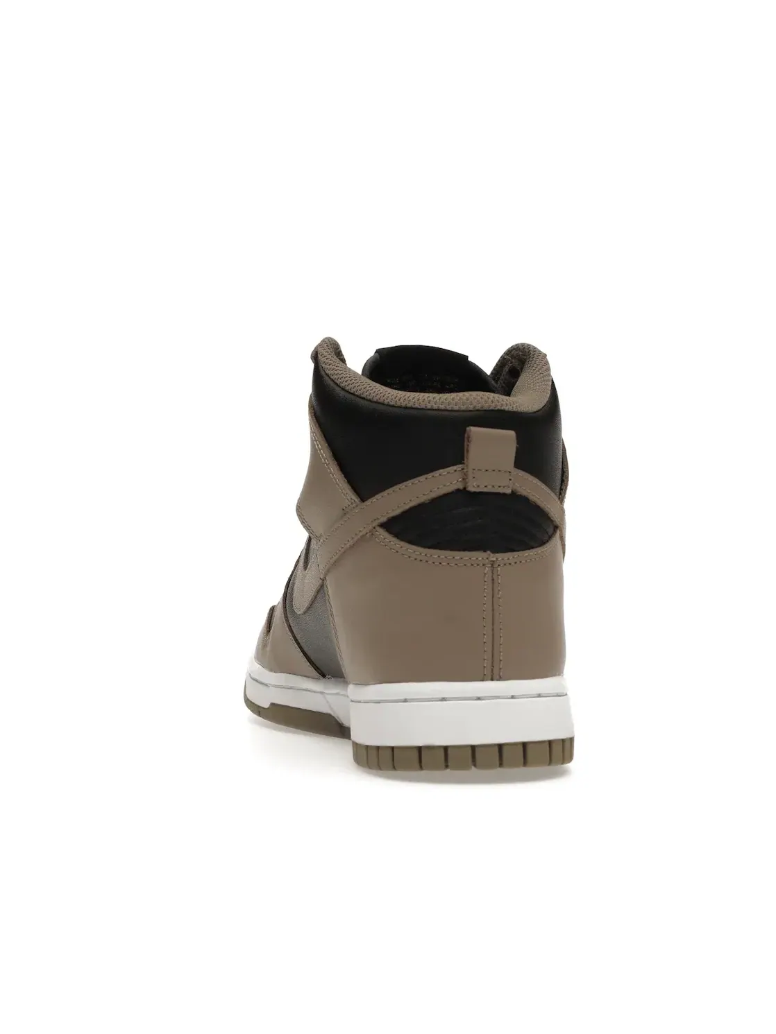 Женские кроссовки Lifestyle с верхом из кожи Nike Dunk High Moon Fossil — изображение 4 из 4, черный/-черный