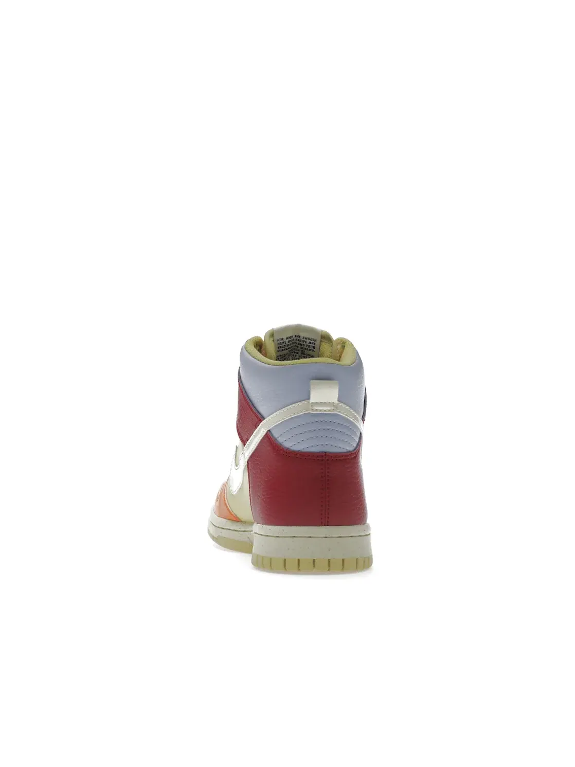 Детские кроссовки Lifestyle с принтом Nike Dunk High Next Nature Nike — изображение 4 из 4, оранжевый