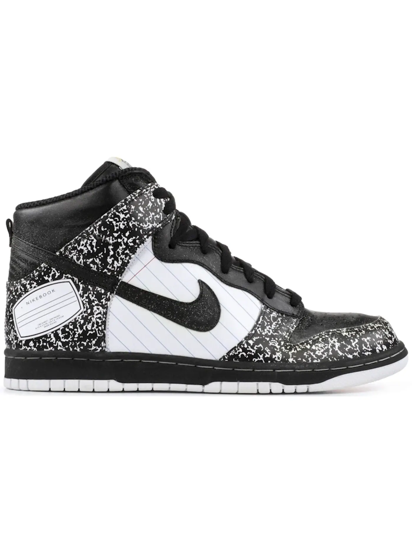 Мужские кроссовки Lifestyle Nike Dunk High — изображение 1 из 1, белый/черный-синий