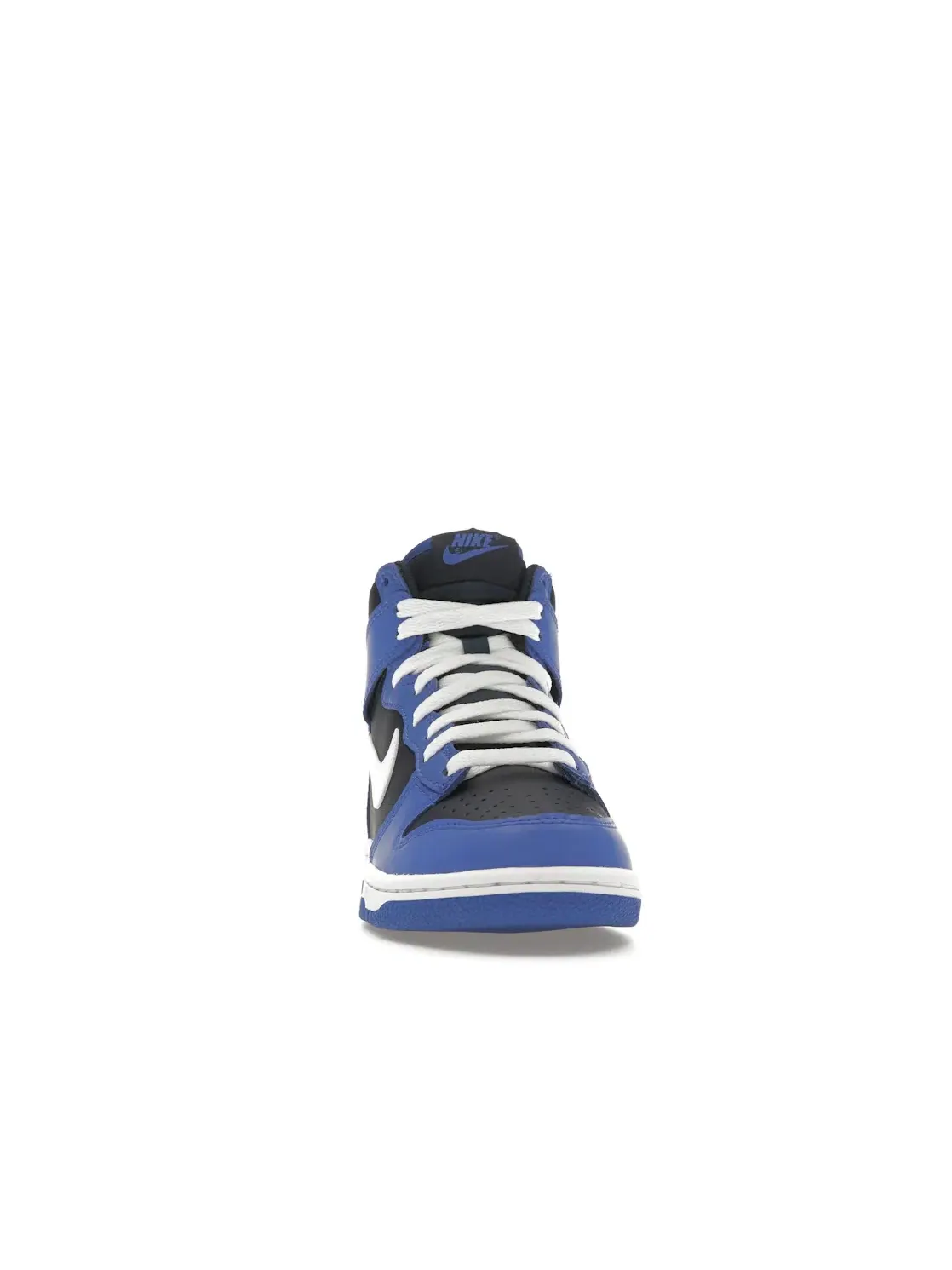 Детские кроссовки высокие Obsidian Hyper Royal White Nike Dunk High Nike — изображение 2 из 4, белый