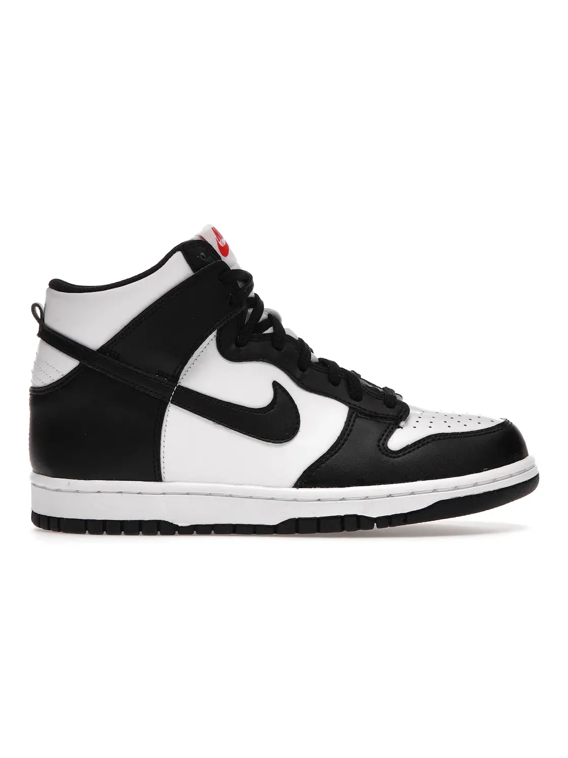 Детские кроссовки с высоким верхом Nike Dunk High Panda (2021) Nike — изображение 1 из 4, белый/черный-красный