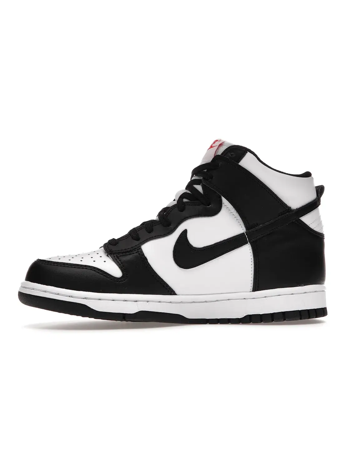 Детские кроссовки с высоким верхом Nike Dunk High Panda (2021) Nike — изображение 3 из 4, белый/черный-красный