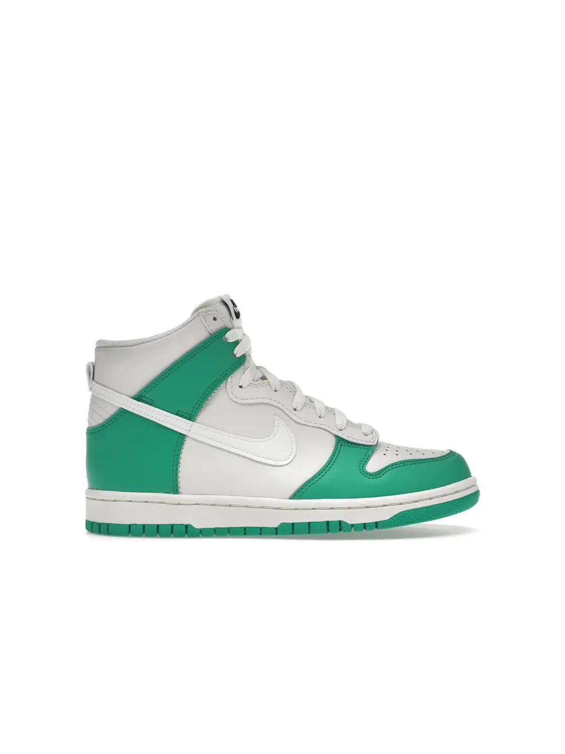 Детские кроссовки для мальчиков и девочек высокие Nike Dunk High Nike — изображение 1 из 4, зеленый/черный