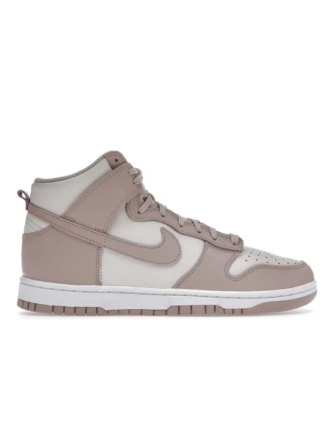 Женские кроссовки из кожи с цветовой гаммой Nike Dunk High Pink Oxford Nike — изображение 1 из 4, розовый белый