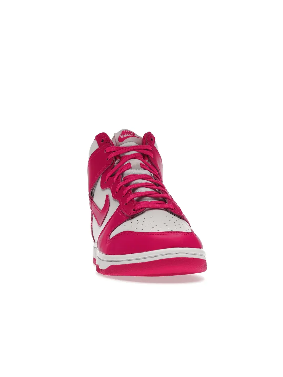 Женские кроссовки Nike Dunk High White/Pink Prime — изображение 2 из 4