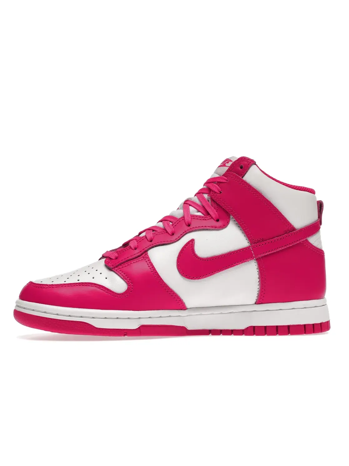 Женские кроссовки Nike Dunk High White/Pink Prime — изображение 3 из 4