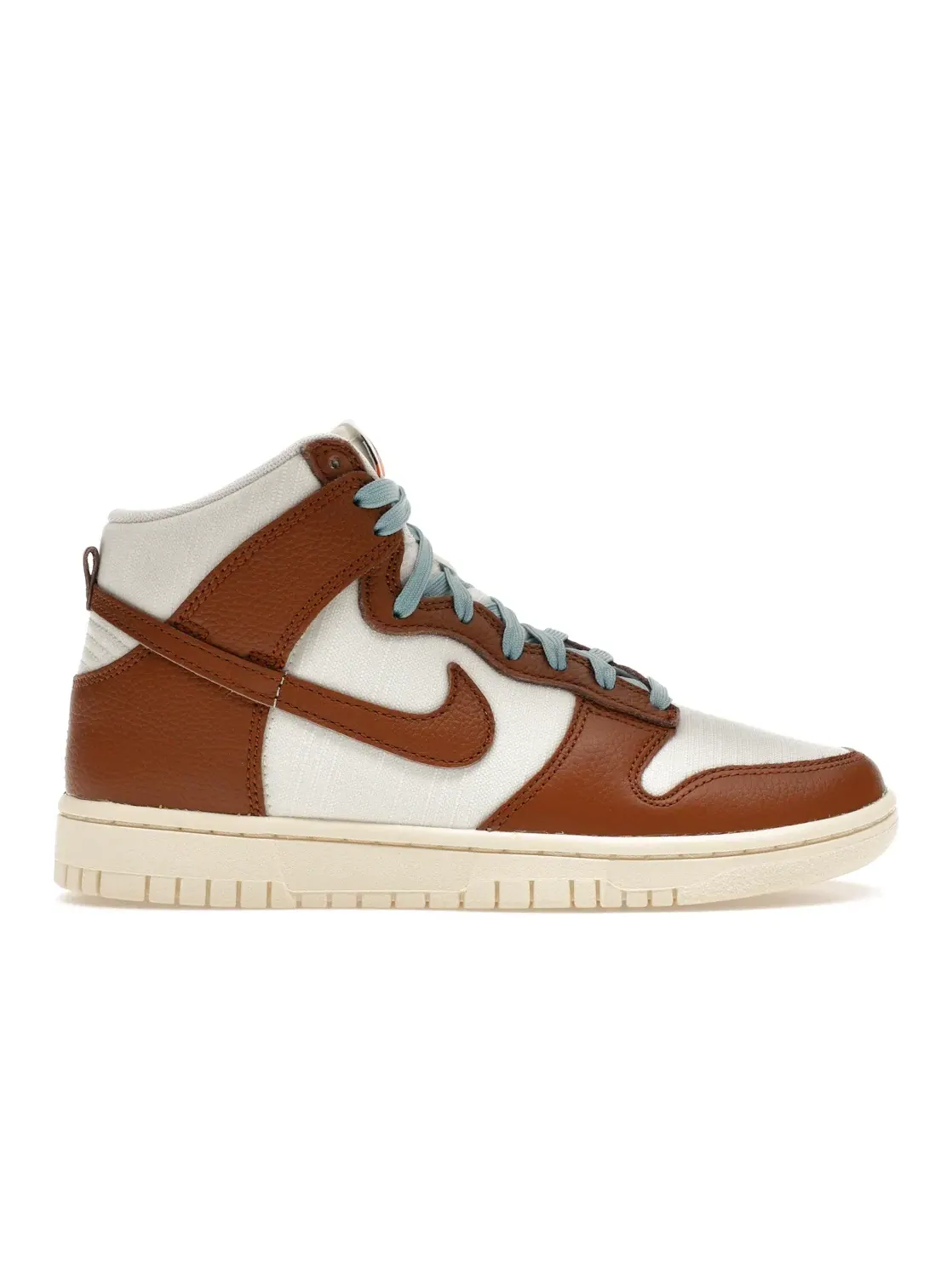 Мужские кроссовки с ретро-стилем Nike Dunk High PRM Certified Fresh Brown Nike — изображение 1 из 4, синий/черный