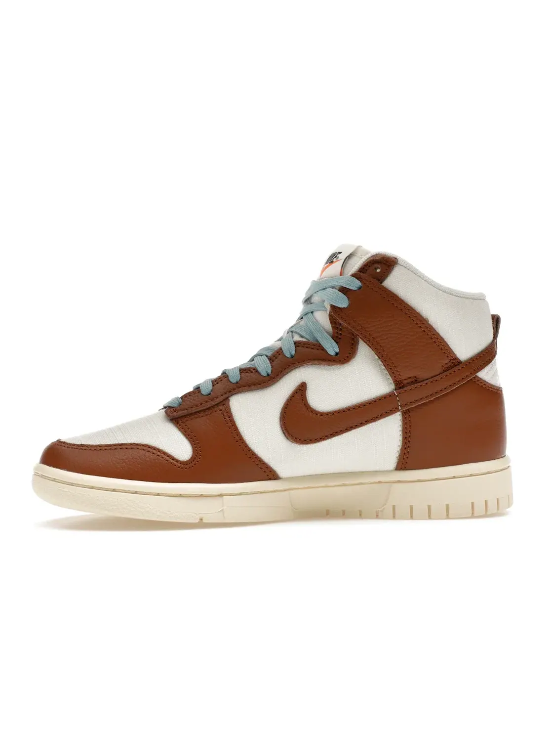 Мужские кроссовки с ретро-стилем Nike Dunk High PRM Certified Fresh Brown Nike — изображение 3 из 4, синий/черный