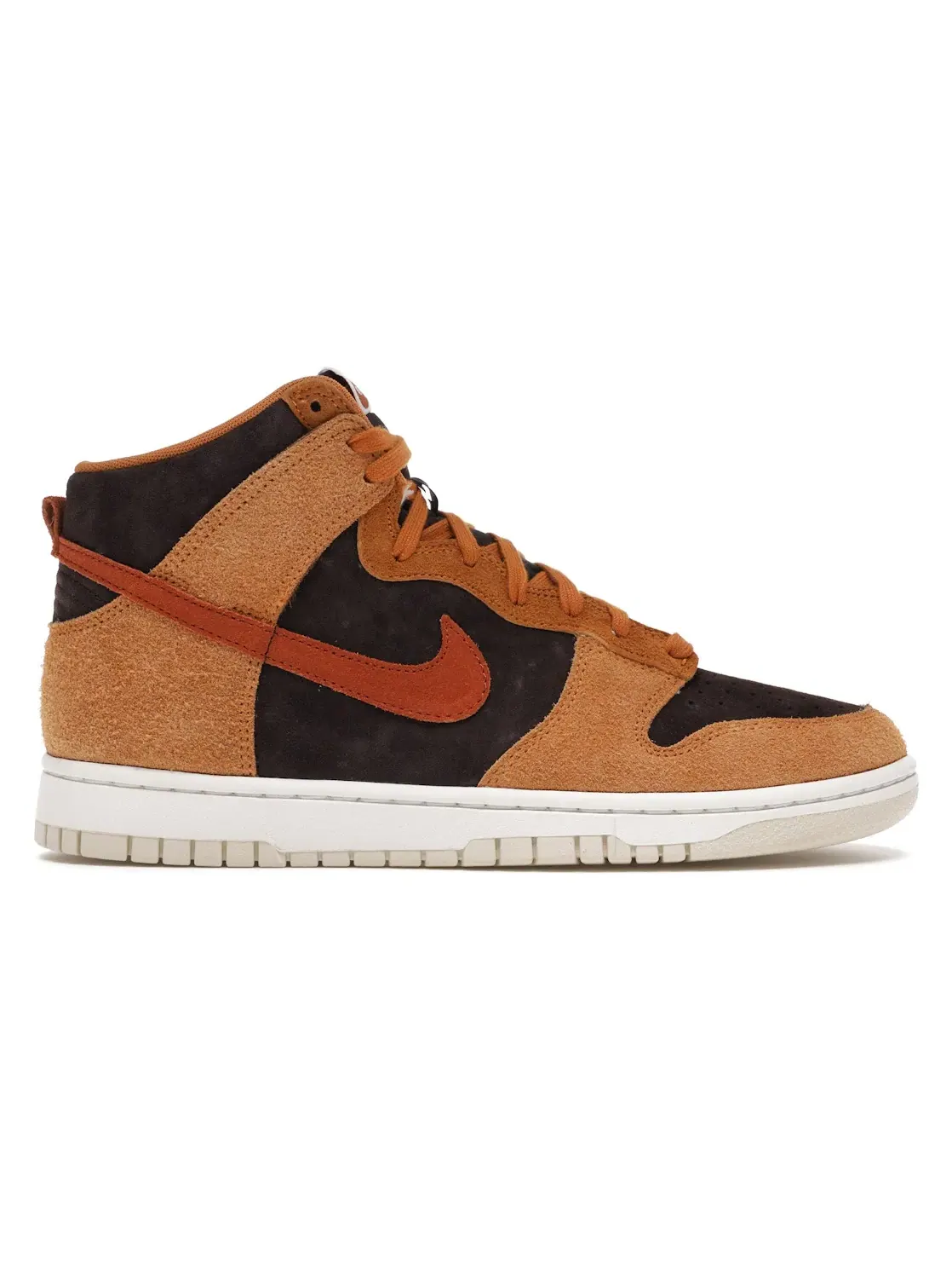 Мужские кроссовки из замши Nike Dunk High PRM — изображение 1 из 4, коричневый/темный-темный