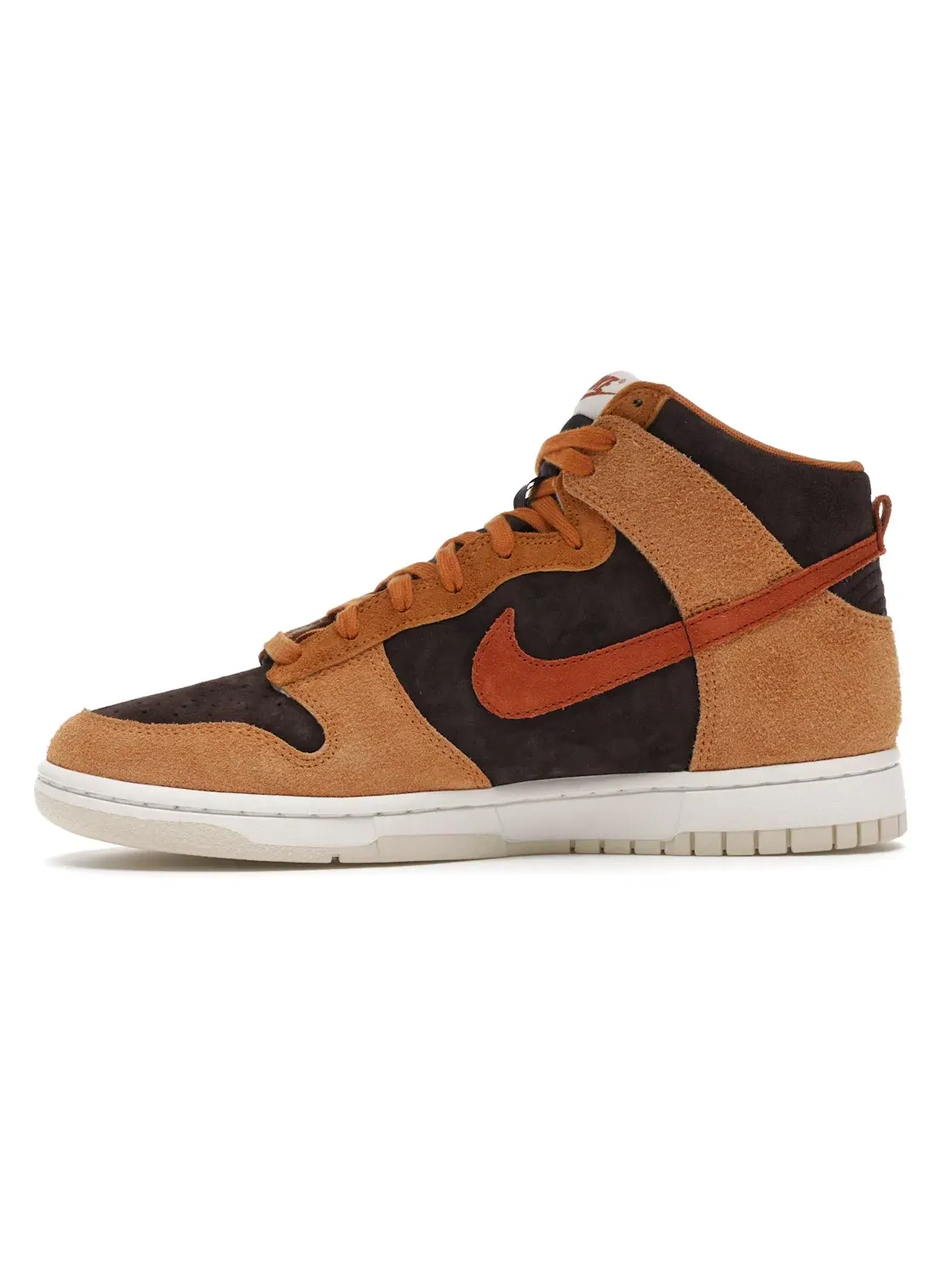 Мужские кроссовки из замши Nike Dunk High PRM — изображение 3 из 4, коричневый/темный-темный