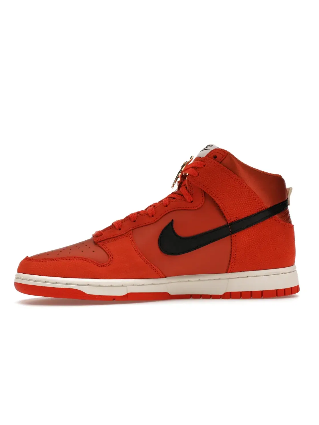 Мужские кроссовки высокие с принтом Nike Dunk High PRM — изображение 3 из 4, оранжевый/-черный