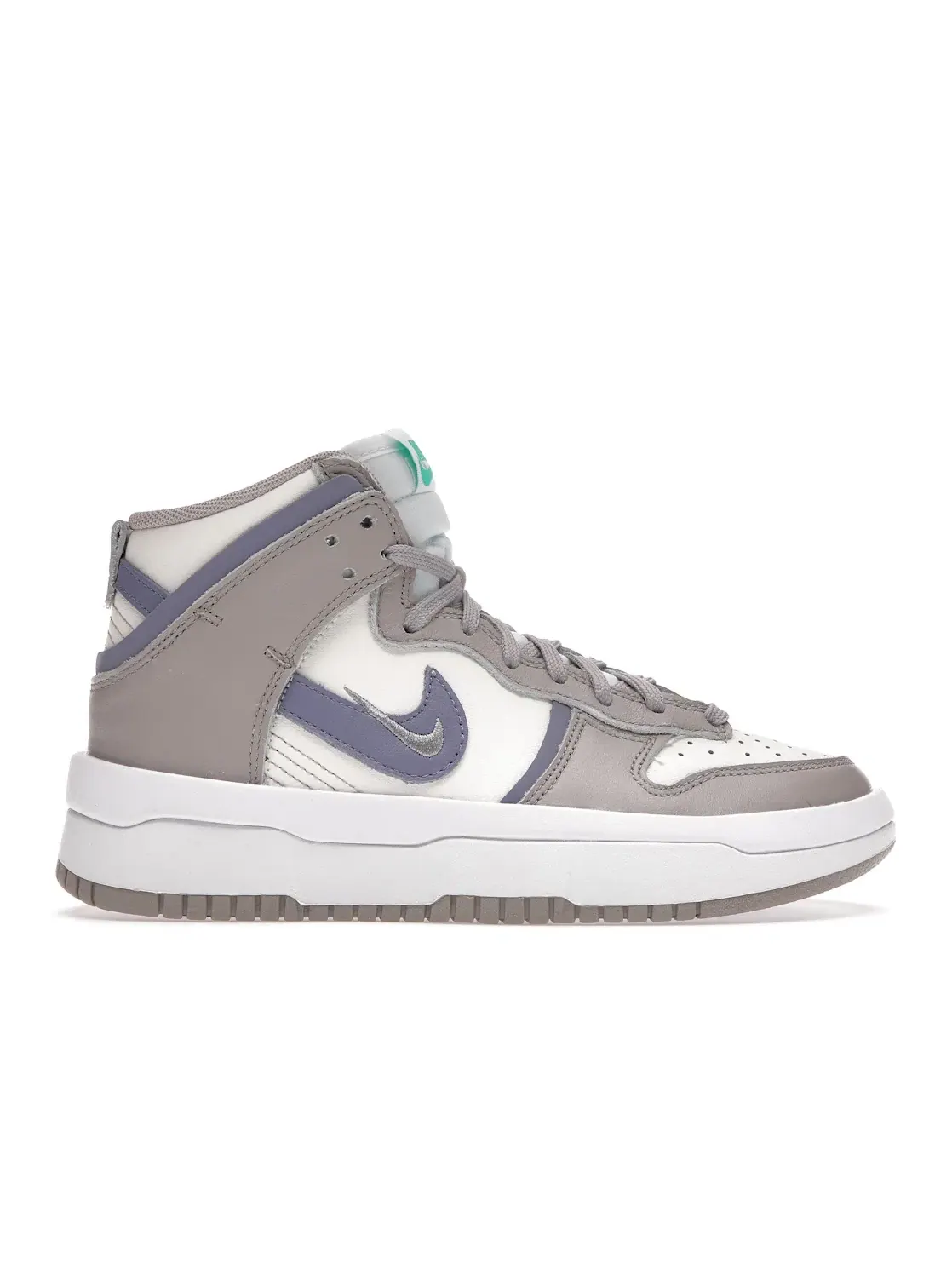 Женские кроссовки с дублированным дизайном Nike Dunk High Up Nike — изображение 1 из 4, фиолетовый-серый