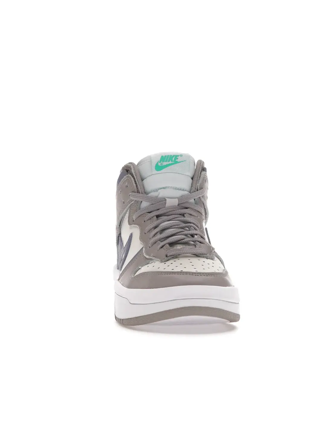 Женские кроссовки с дублированным дизайном Nike Dunk High Up Nike — изображение 2 из 4, фиолетовый-серый