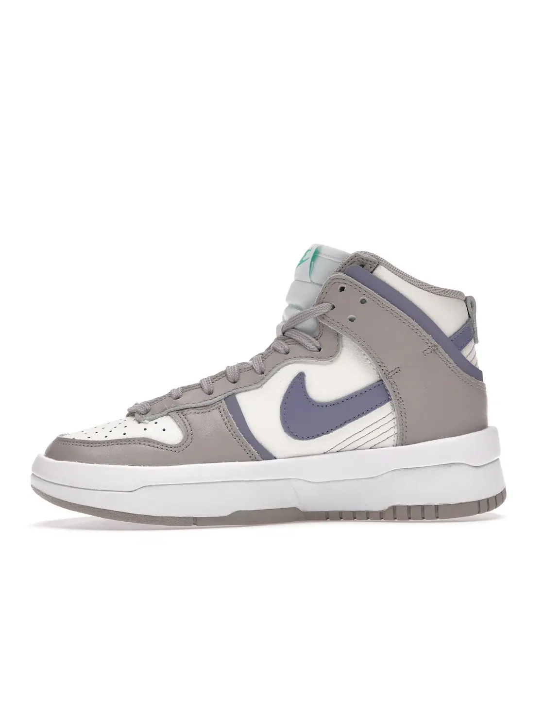 Женские кроссовки с дублированным дизайном Nike Dunk High Up Nike — изображение 3 из 4, фиолетовый-серый