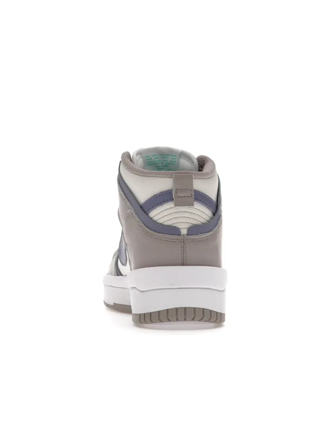 Женские кроссовки с дублированным дизайном Nike Dunk High Up Nike — изображение 4 из 4, фиолетовый-серый