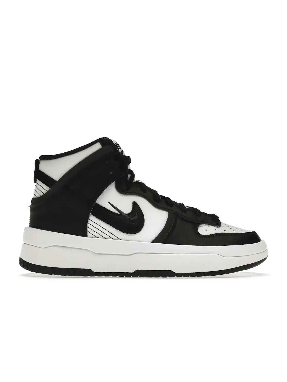 Женские кроссовки с высокой подошвой Nike Dunk High Up — изображение 1 из 4, черный/белый/черный