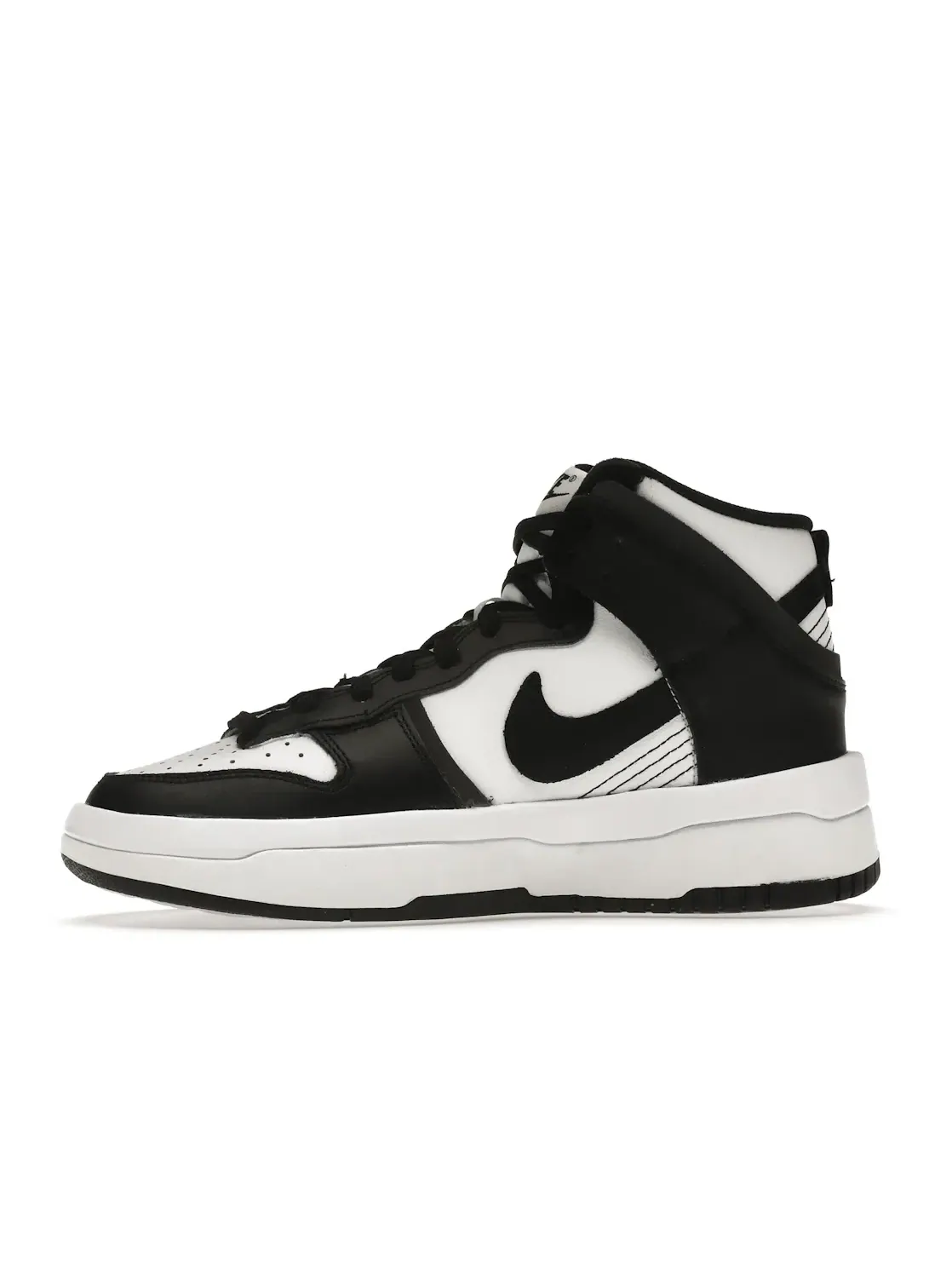 Женские кроссовки с высокой подошвой Nike Dunk High Up — изображение 3 из 4, черный/белый/черный
