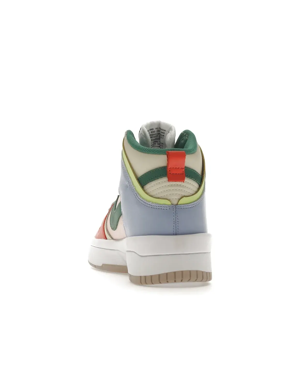 Женские кроссовки с принтом Nike Dunk High Up Nike — изображение 4 из 4, зеленый-бледный