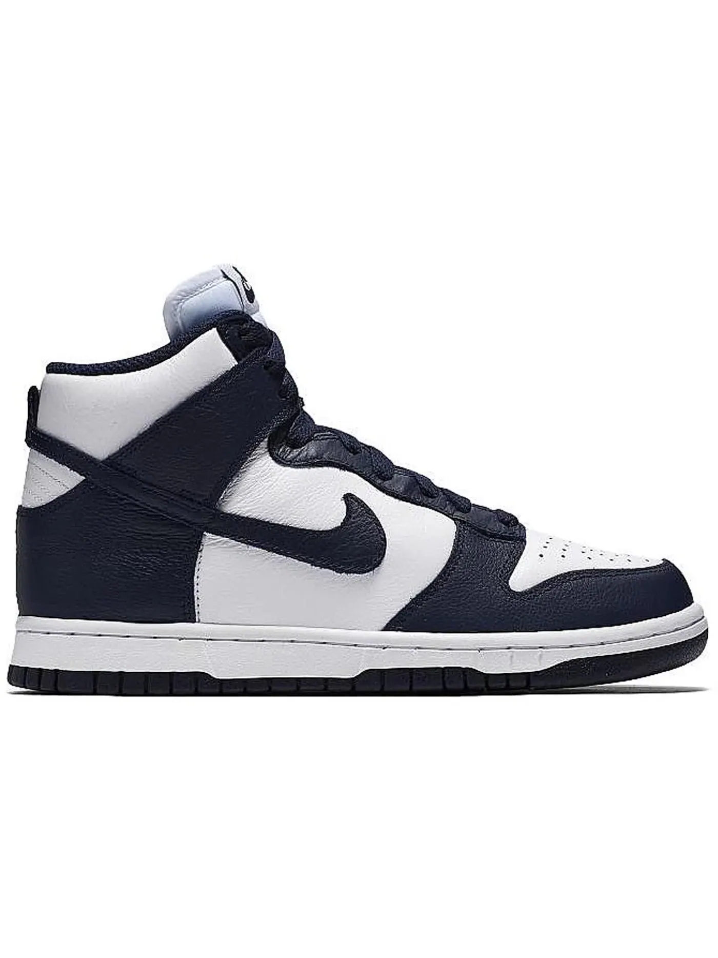 Женские кроссовки Nike Dunk High Retro — изображение 1 из 1, белый/темно-синий