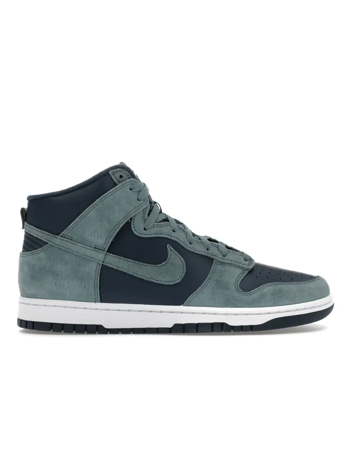 Мужские кроссовки высокий с классическим дизайном Nike Dunk High Retro Premium — изображение 1 из 4, темно-синий/-белый
