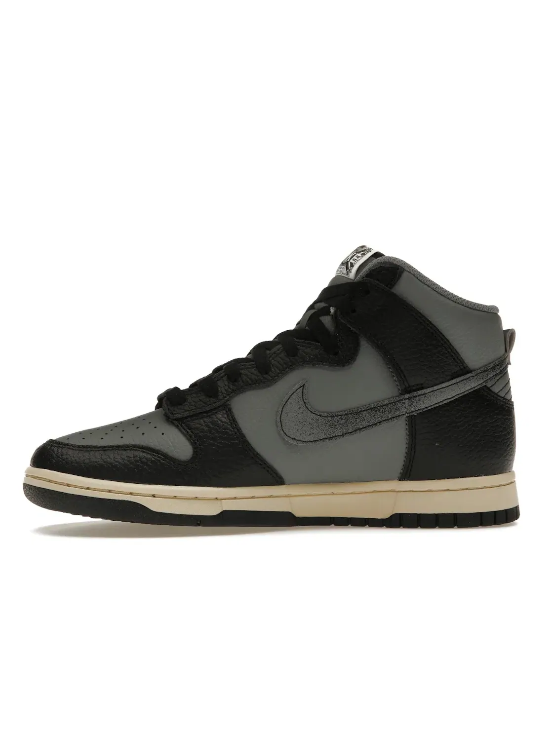 Мужские кроссовки с принтом Nike Dunk High Retro Premium Nike — изображение 3 из 4, серый//черный/черный