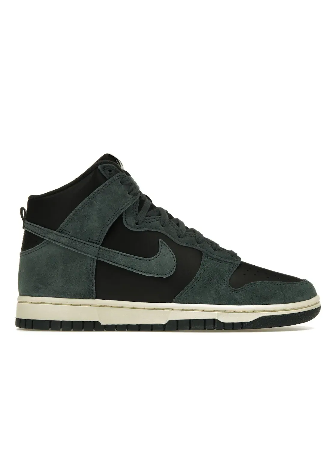Мужские кроссовки lifestyle с замшевым верхом Nike Dunk High Retro PRM — изображение 1 из 4, черный