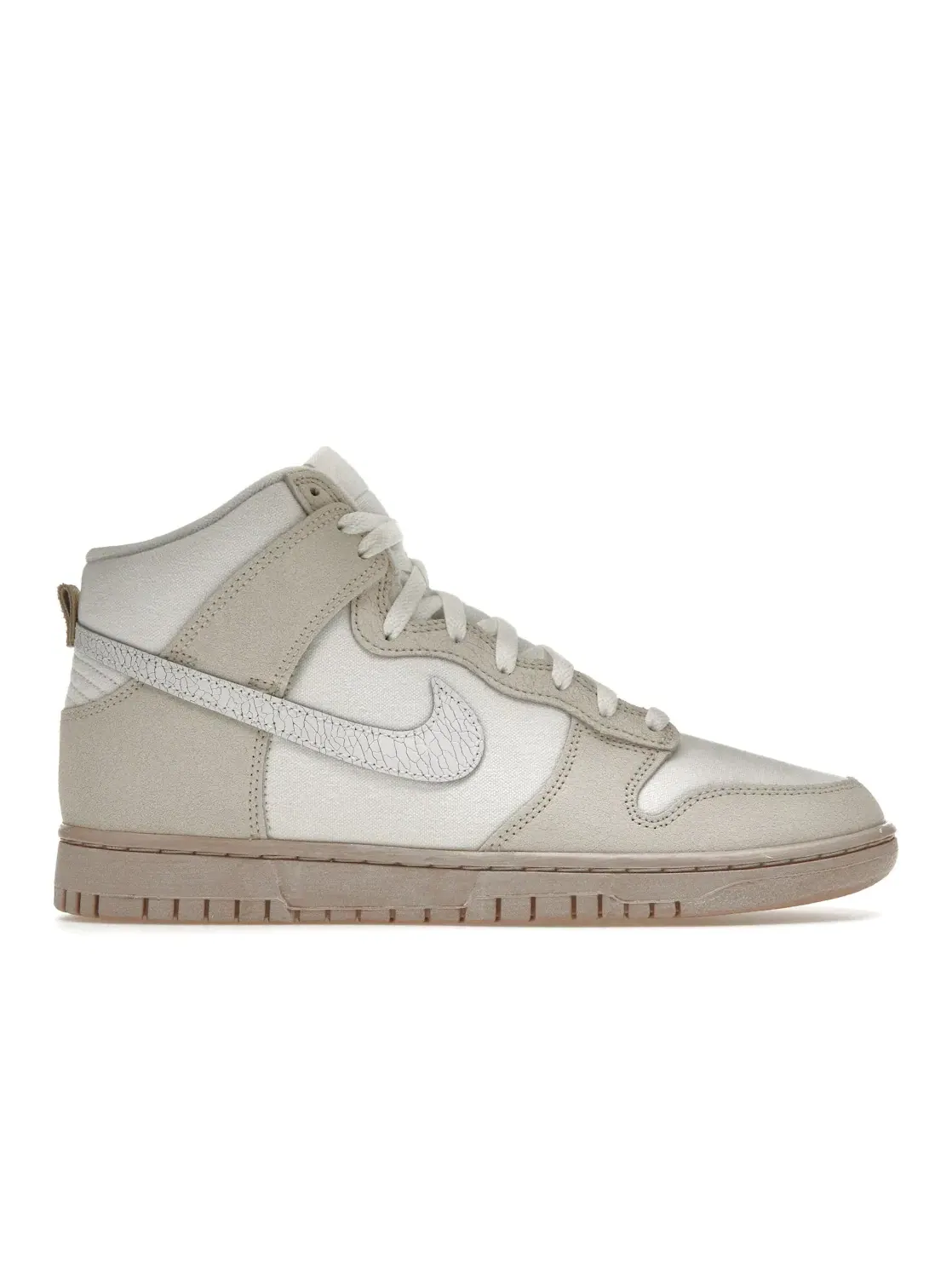 Мужские кроссовки высокие с принтом Nike Dunk High Retro PRM Nike — изображение 1 из 4, белый/белый//розовый