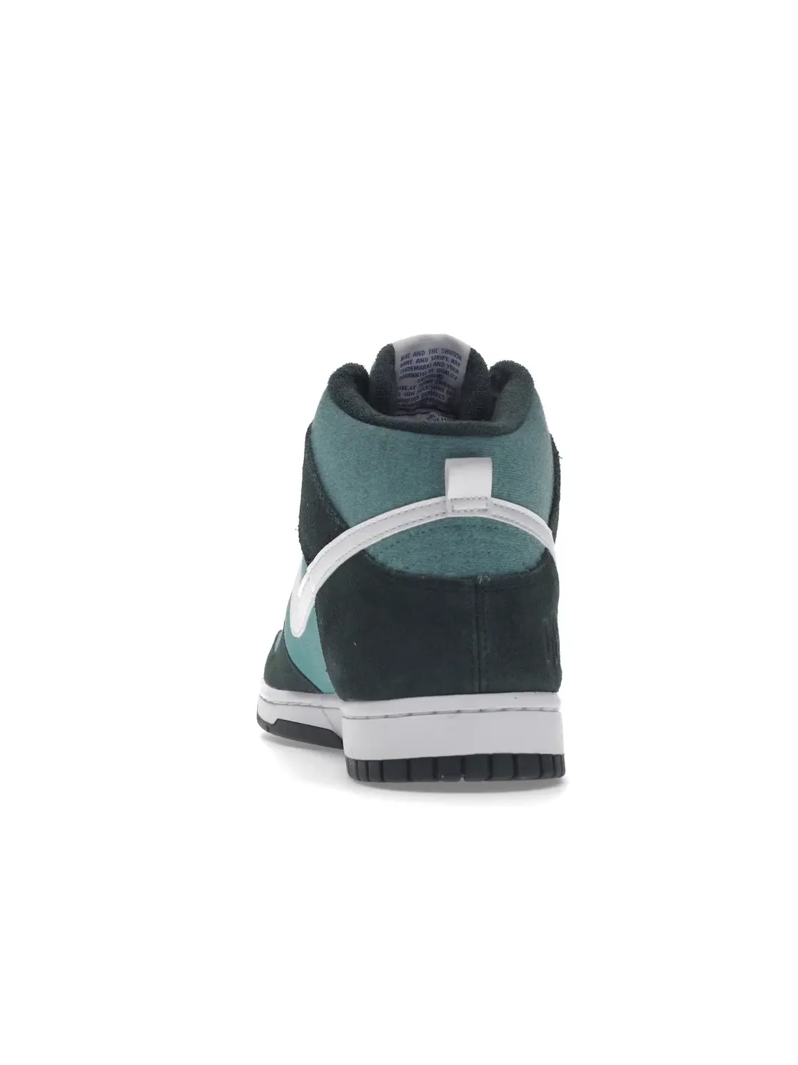 Мужские кроссовки Lifestyle с высоким верхом Nike Dunk High Retro SE — изображение 4 из 4, зеленый/белый