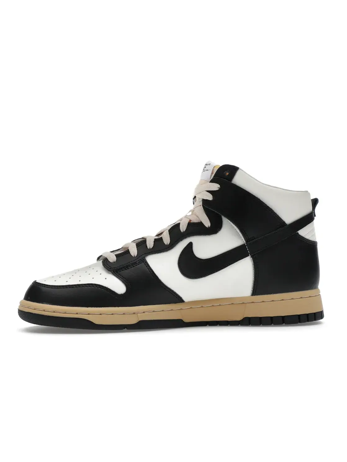 Женские кроссовки высокие с ретро-дизайном Nike Dunk High Retro — изображение 3 из 4, черный/белый/кремовый