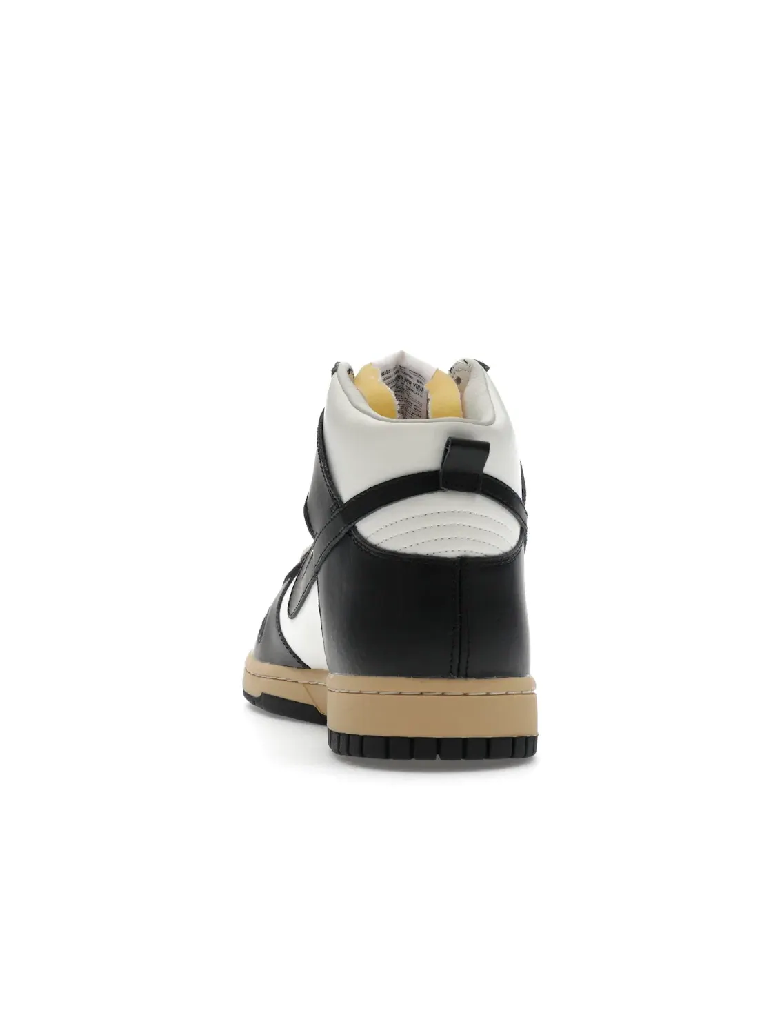 Женские кроссовки высокие с ретро-дизайном Nike Dunk High Retro — изображение 4 из 4, черный/белый/кремовый