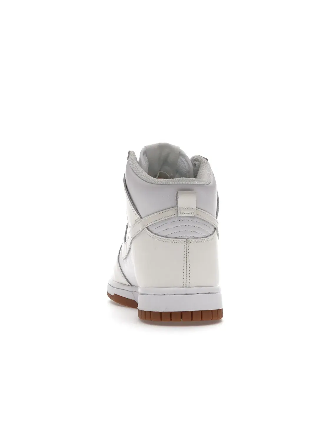 Женские кроссовки с белой кожей Nike Dunk High — изображение 4 из 4, белый/-коричневый
