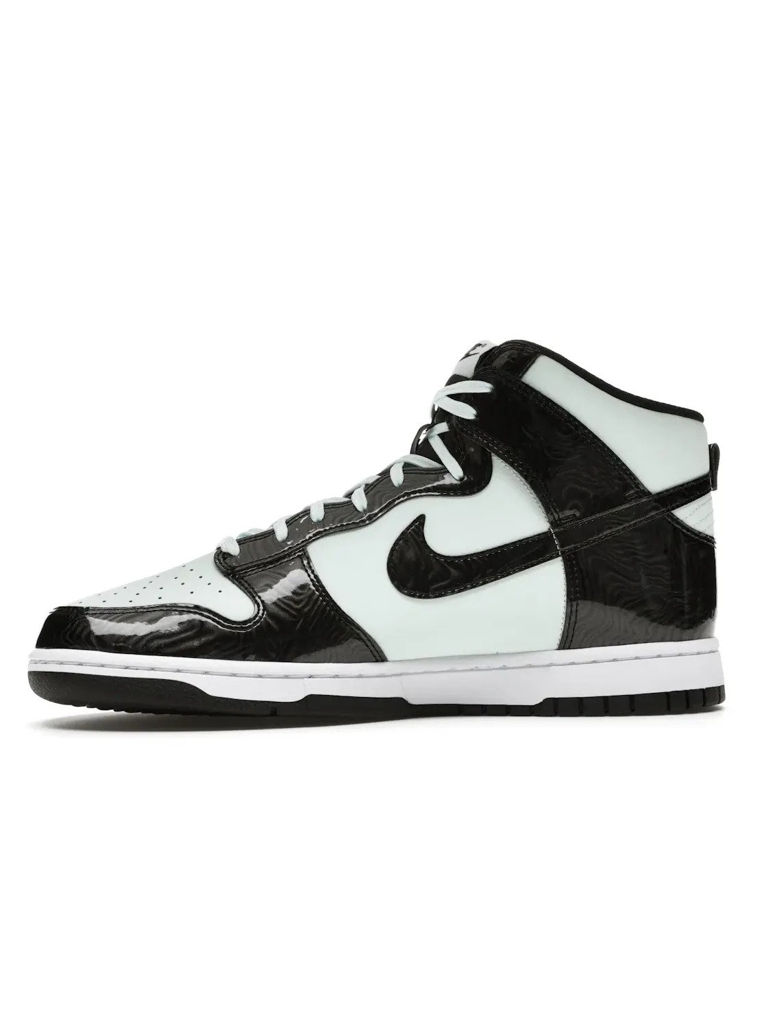 Мужские кроссовки с волнистым дизайном Nike Dunk High Nike — изображение 3 из 4, зеленый/черный
