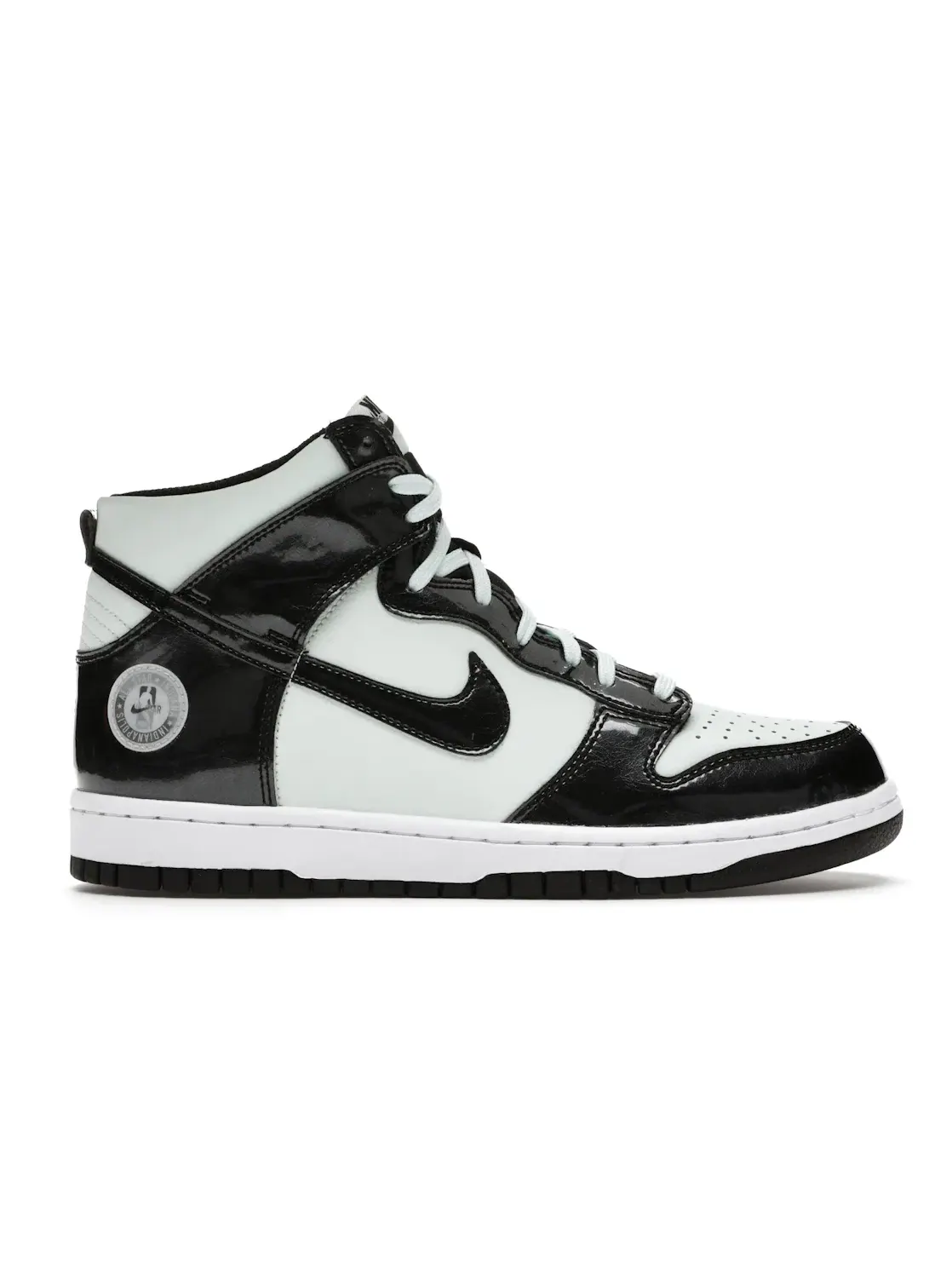 Детские кроссовки с высоким верхом Nike Dunk High SE Nike — изображение 1 из 4, зеленый/черный/белый