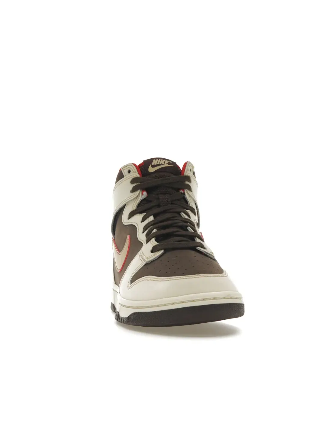 Мужские кроссовки для повседневной носки Nike Dunk High SE Nike — изображение 2 из 4, коричневый///красный