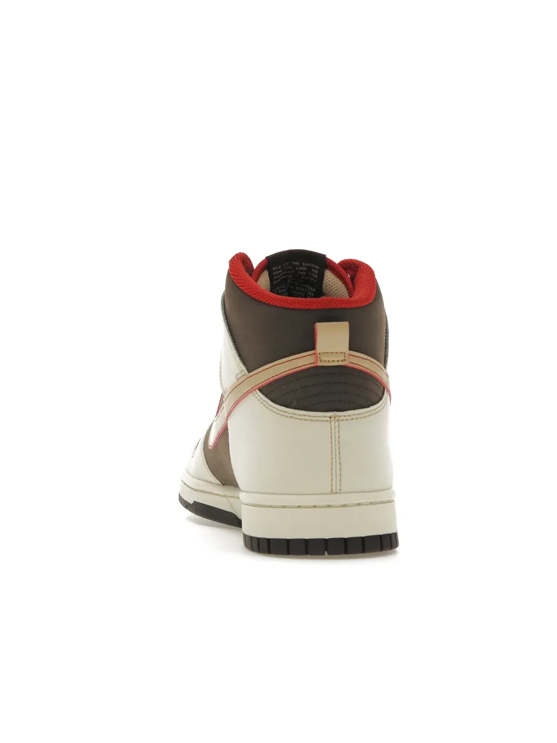 Мужские кроссовки для повседневной носки Nike Dunk High SE Nike — изображение 4 из 4, коричневый///красный