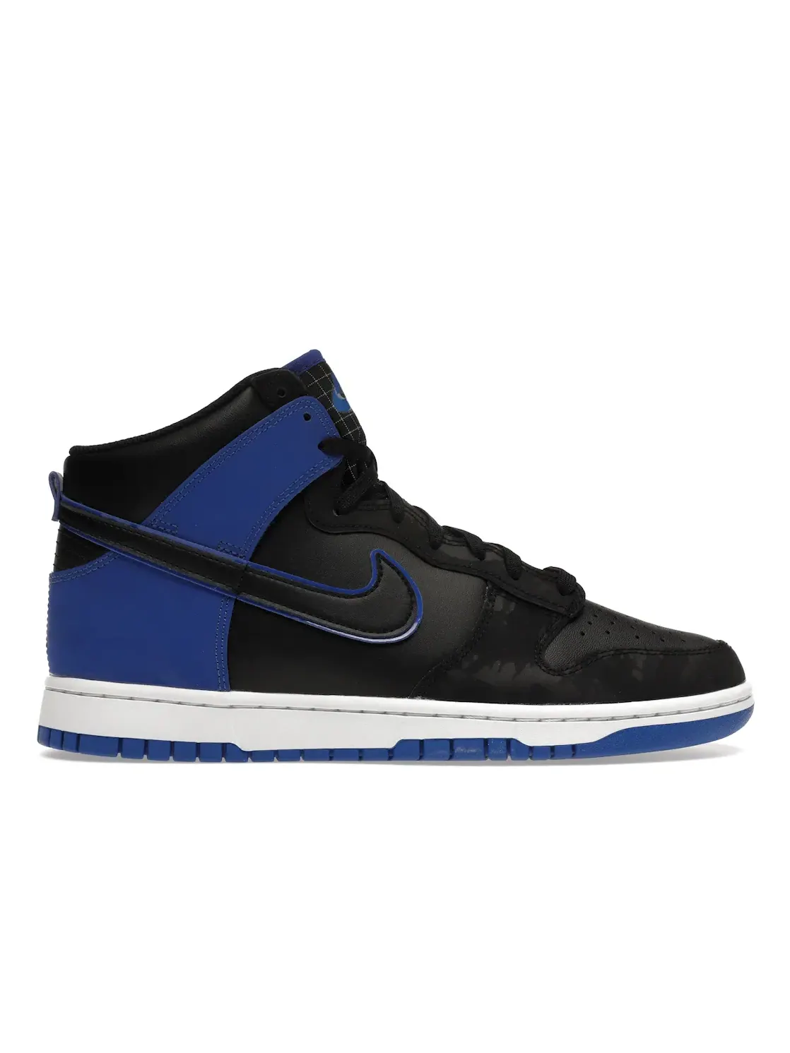 Мужские кроссовки с камуфляжным принтом Nike Dunk High SE — изображение 1 из 4, черный/-черный-белый