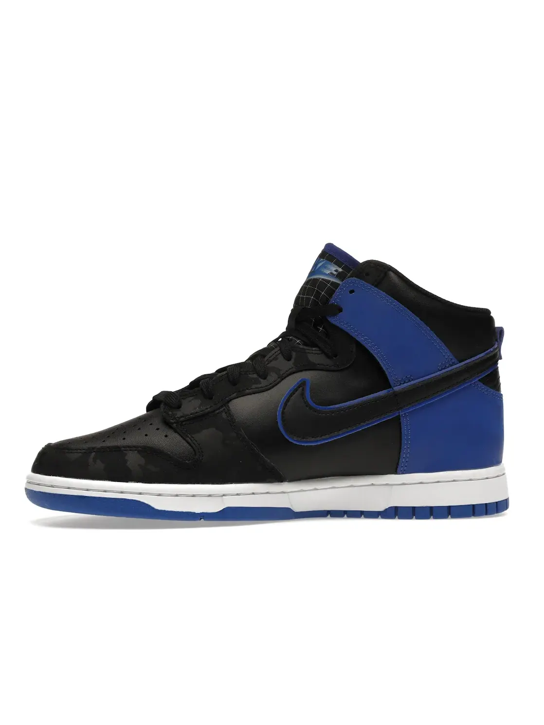 Мужские кроссовки с камуфляжным принтом Nike Dunk High SE — изображение 3 из 4, черный/-черный-белый