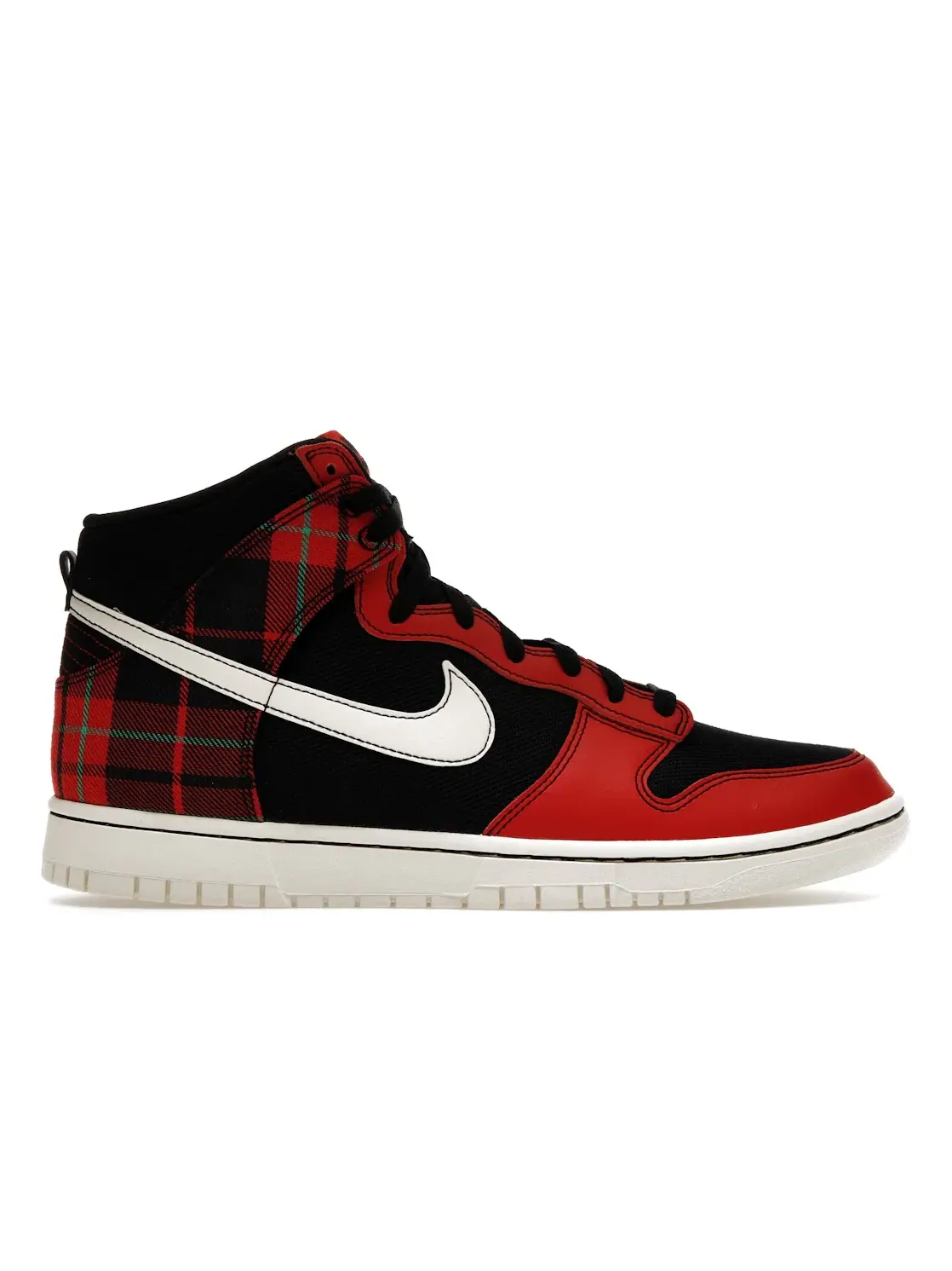 Мужские кроссовки высокий с клетчатым принтом Nike Dunk High SE — изображение 1 из 4