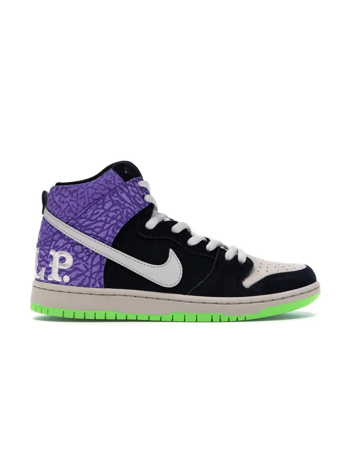 Мужские кроссовки высокие с принтом Nike Dunk High Send Help 2 Nike — изображение 1 из 4, черный/-темный
