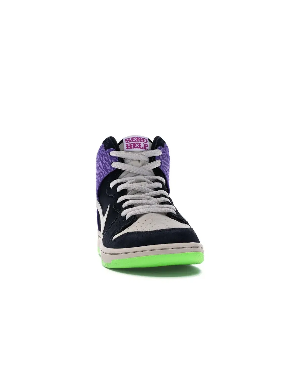 Мужские кроссовки высокие с принтом Nike Dunk High Send Help 2 Nike — изображение 2 из 4, черный/-темный