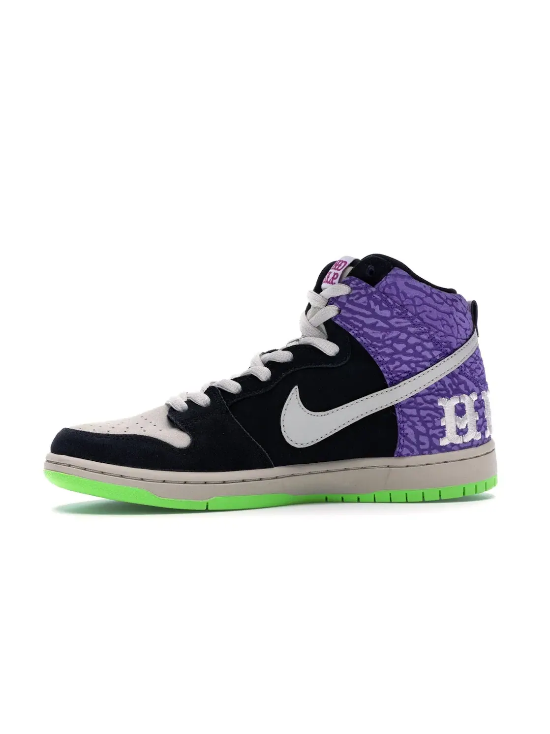 Мужские кроссовки высокие с принтом Nike Dunk High Send Help 2 Nike — изображение 3 из 4, черный/-темный